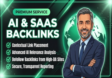 50 Dofollow Backlinks for AI & SaaS Websites from Relevant Sources