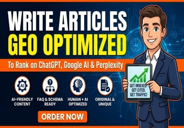 20 premium GEO article backlinks that help your website get cited and trusted by ChatGPT and AI sear