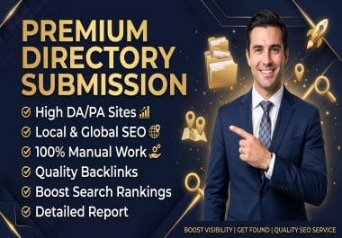 Boost Local Authority with 40 Manual High-DA Directory Submission Backlinks
