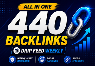 All IN ONE SEO BACKLINKS DRIP FEED PACKAGE WEEKLY