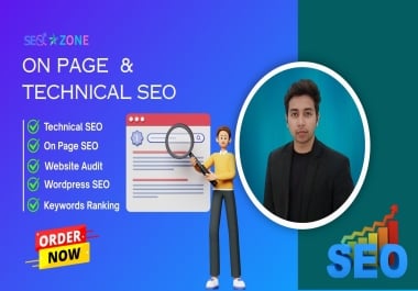 I will do On-page and tachnical SEO for your website fast rank in google