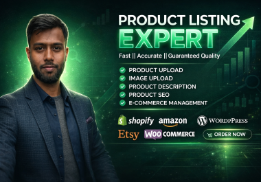 Best Product listing services for e-commerce sites like shopify, etsy, etc