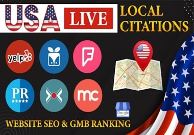 I will do 100 manual USA local citations for local SEO and Google Maps ranking