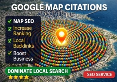 I will provide 25,000 Google Map citations to boost local SEO ranking.