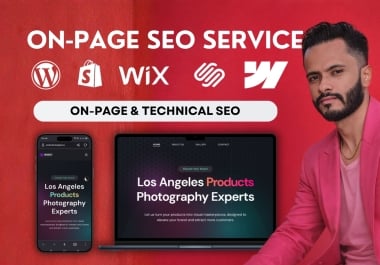 I will do On-Page SEO for WordPress,  Wix,  Squarespace,  Shopify,  Tilda SEO optimization service