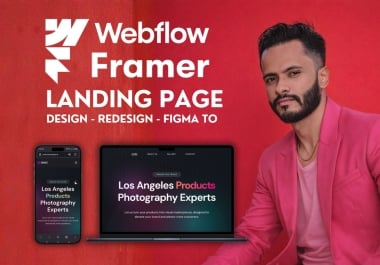 Webflow or Framer Landing Page Figma to Webflow Webflow Expert webflow landing page