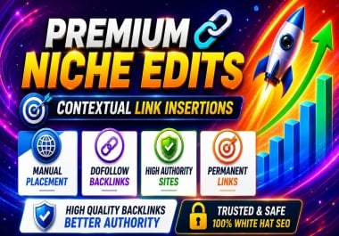 5 Premium Niche Edits Link Insertions for Better Google Rankings