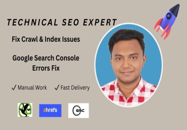 I will fix Google indexing,  crawling and technical SEO issues