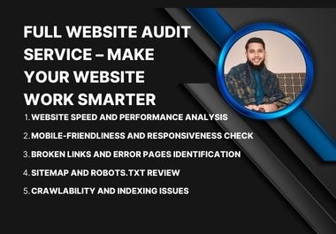 Full Website Audit Service - Make Your Website Work Smarter