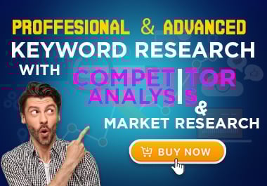 profitable SEO keyword research with On-Page Implementation & competitor analysis to rank your site