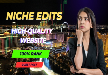 1 Premium Guest Posts Niche Edits And Link Inserts Backlinks