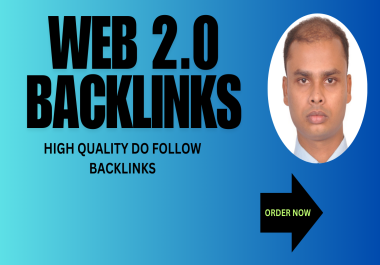I will provide 100 High-quality Web 2.0 Backlinks & SEO Service.