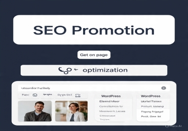 SEO Promotion Get on page SEO optimization for WordPres