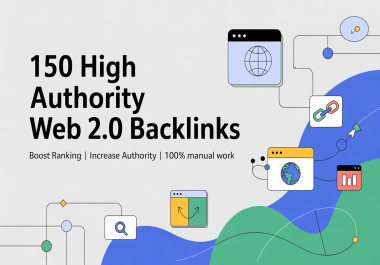 150 High Authority Web 2.0 Backlinks - Dedicated Accounts