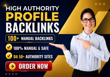 I Will do 100+ High-Quality Profile SEO Backlinks to Skyrocket Websites On Google