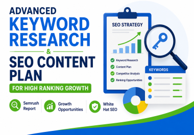 I will create an SEO keyword strategy and content plan for organic growth