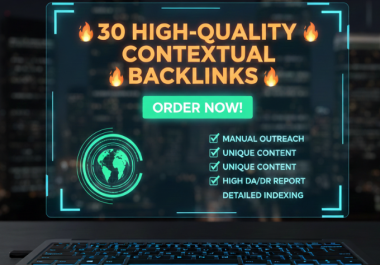30 High-Authority Contextual Web 2.0 Backlinks
