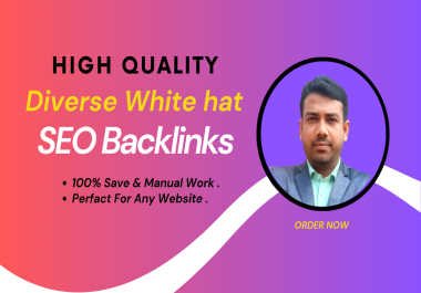 300 Diverse White Hat SEO Backlinks for Organic Traffic