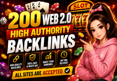 Get High-Quality Good Domain Authority Web2.0 Backlinks For Improve search visibility
