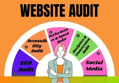 I will provide expert SEO and website audit services to enhance your site's performance.