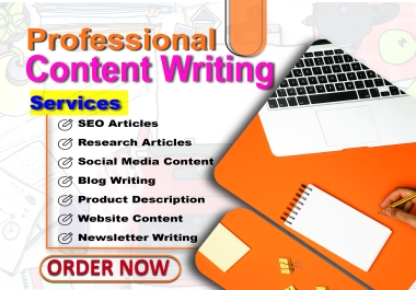 Professional Content writing to Grow Your Brand,  Traffic and Sales