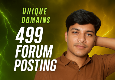 Create high authority forum posting for website ranking