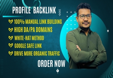 I will build 60 white hat SEO profile backlinks to boost your ranking
