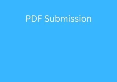 I will submit the PDF to 70 different document-sharing platforms.