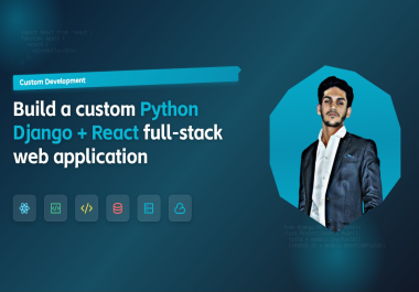 Develop Full Stack Web App with React,  Django,  REST API,  Auth & Deployment