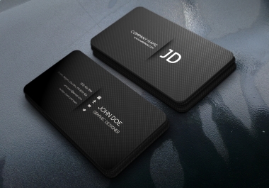 I will do simple modern business cards business card design