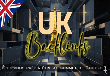 I will build 20+ premium high authority UK dofollow backlinks for SEO ranking