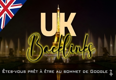 I will build 20+ premium high authority UK dofollow backlinks for SEO ranking