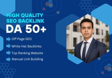I will do high quality SEO Backlink off page service for google Ranking