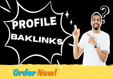 I Will Create 80 High Authority SEO Profile Backlinks to Boost Your Ranking