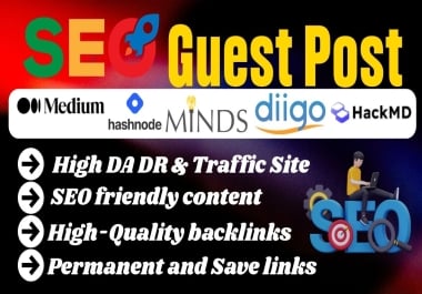 Professional 5 Guest Posts to Build High DA Backlinks and Traffic
