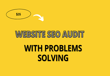I will perform a complete website audit and fix SEO issues