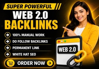 I Will Create 100 Authority Web 2.0 Backlinks to Boost Your Website Ranking