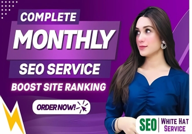 Monthly Off-Page SEO with Dofollow Authority Backlinks