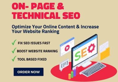I Will Fix Structure and Performance-Based SEO Issues to Boost Your Website Ranking