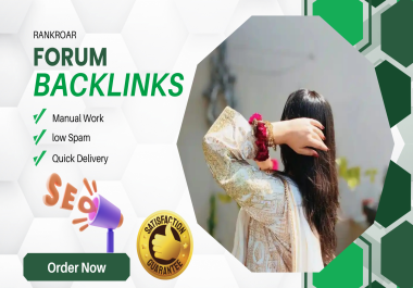 I will do 50 unique forum posting do-follow SEO backlinks