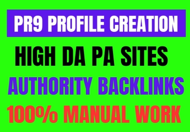 Rank Higher with 200 Manual Profile Creation Backlinks