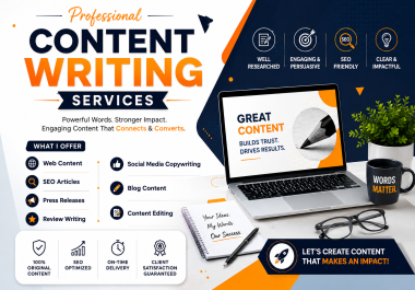 I will write SEO optimized professional articles and website content