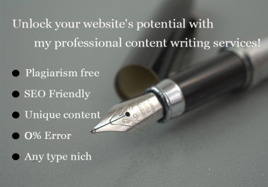 I will write SEO article,  blog post or human written content
