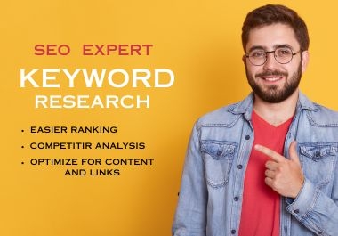 I Will find the best keywords to skyrocket your seo and traffic