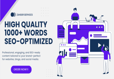 Premium 1,000+ Word SEO-Optimized Content Writing Service for Blogs,  Websites and Business