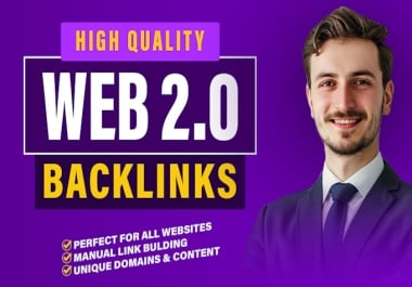 I will create high quality 70+ web 2.0 backlinks for SEO ranking and authority boost
