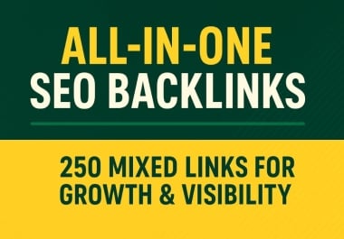 I Will Create Powerful Mixed Backlinks to Boost Website Ranking