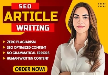 I will Write 3 Articles Of 500+ Words in just 24hrs