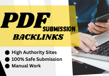 I will do manually PDF submission to sharing sites