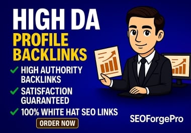 Get 35 High Authority Profile Backlinks for Fast SEO Growth